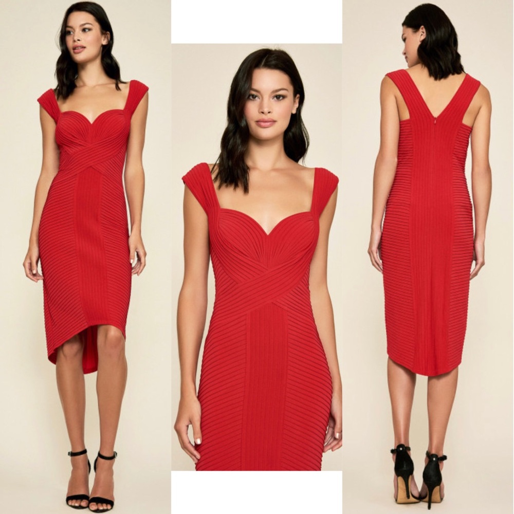 Tadashi Shoji Marciana Sleeveless Pintuck Dress